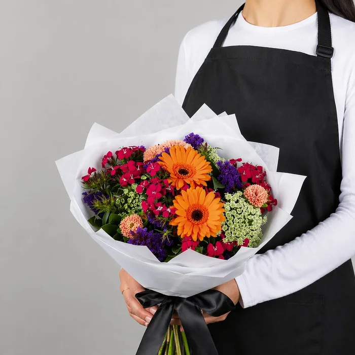 Warm and cheerful get well soon bouquet kogarah