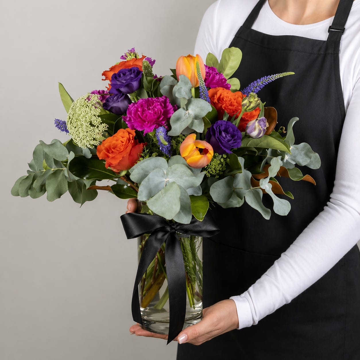 Rainbow Tulip Bouquet arranged by Sun's Florist, Kogarah