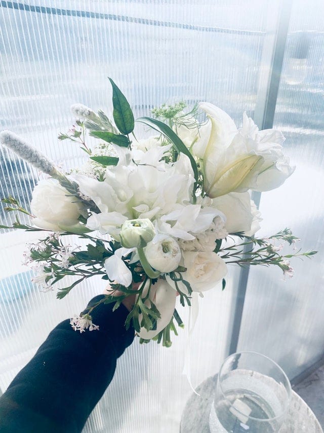 Rose and lily bridal Bouquet