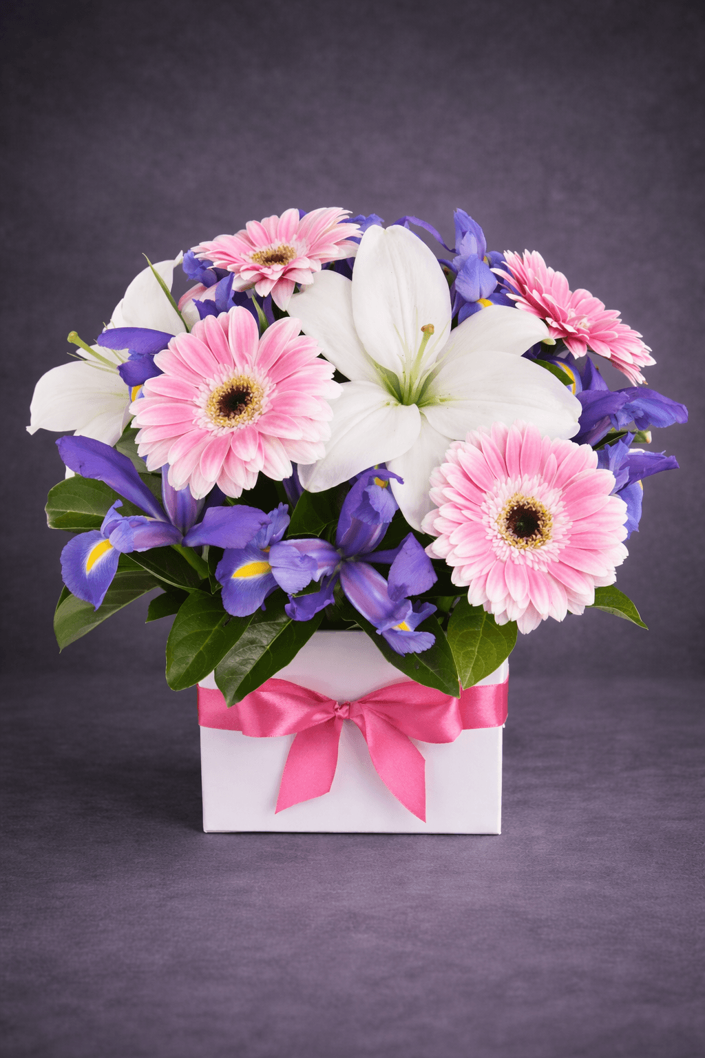 Elegant Floral Bouquet in Gift Box arranged by Sun's Florist, Kogarah