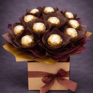 Golden Ferrero Rocher Bouquet