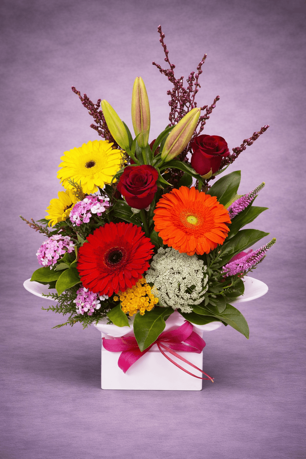 Vibrant Floral Bouquet in Full Bloom